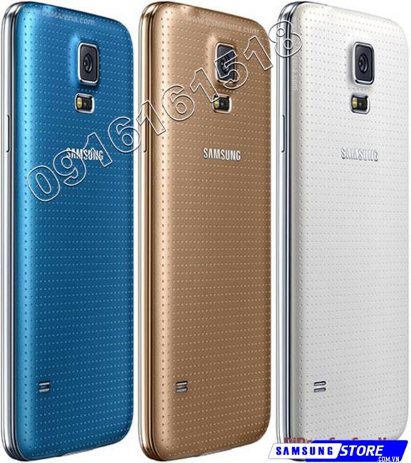 Nắp lưng chính hãng cho Samsung Galaxy S5 gold