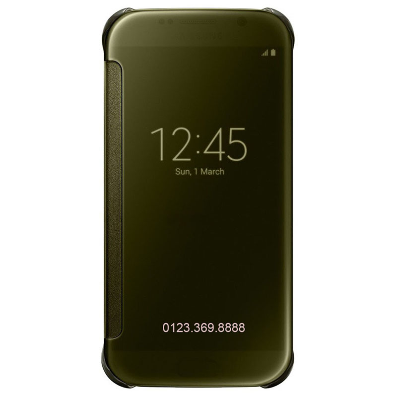 Clear view Galaxy S6 màu gold