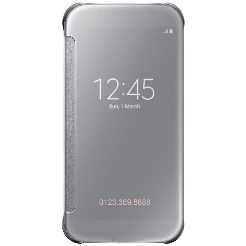 Clear view Galaxy S6 màu trắng
