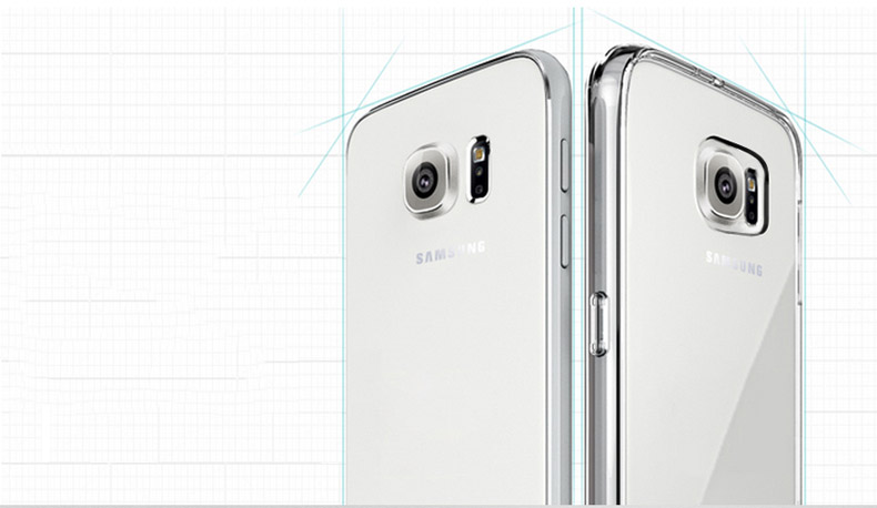 Thiết kế ôm trọn viền của ốp lưng trong suốt Galaxy S6