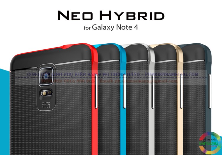 Ốp lưng Note 4 hiệu Spigen Neo Hybrid