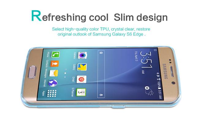 Ốp lưng silicon Galaxy S6 Edge hiệu Nillkn chính hãng