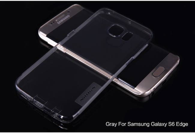 Ốp lưng silicon Samsung Galaxy S6 Edge hiệu Nillkn chính hãng