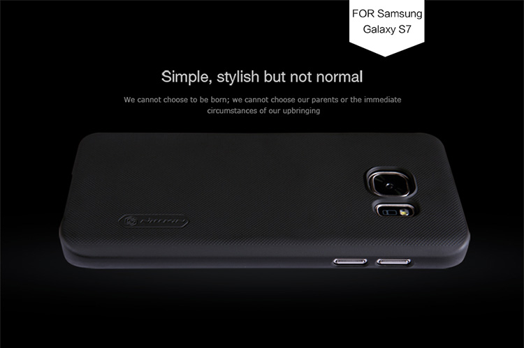 Ốp lưng Galaxy S7 hiệu Nillkin thiết kế nhằm để bảo vệ an toàn dế yêu